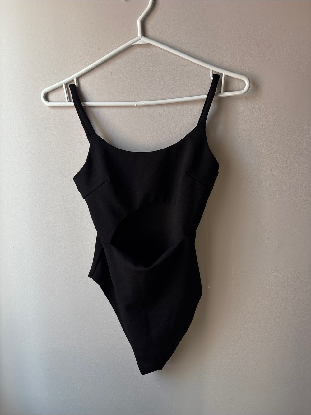 Women’s Black Open Front Body Suit